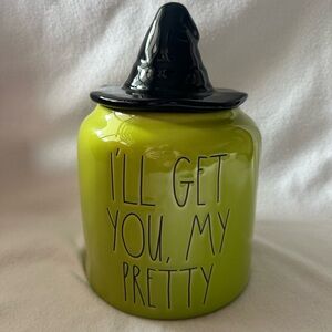 I’ll get you my pretty Halloween/Wizard of Oz canister, gorgeous green